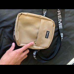 [SOLD]    Supreme Shoulder Bag (SS18) Tan